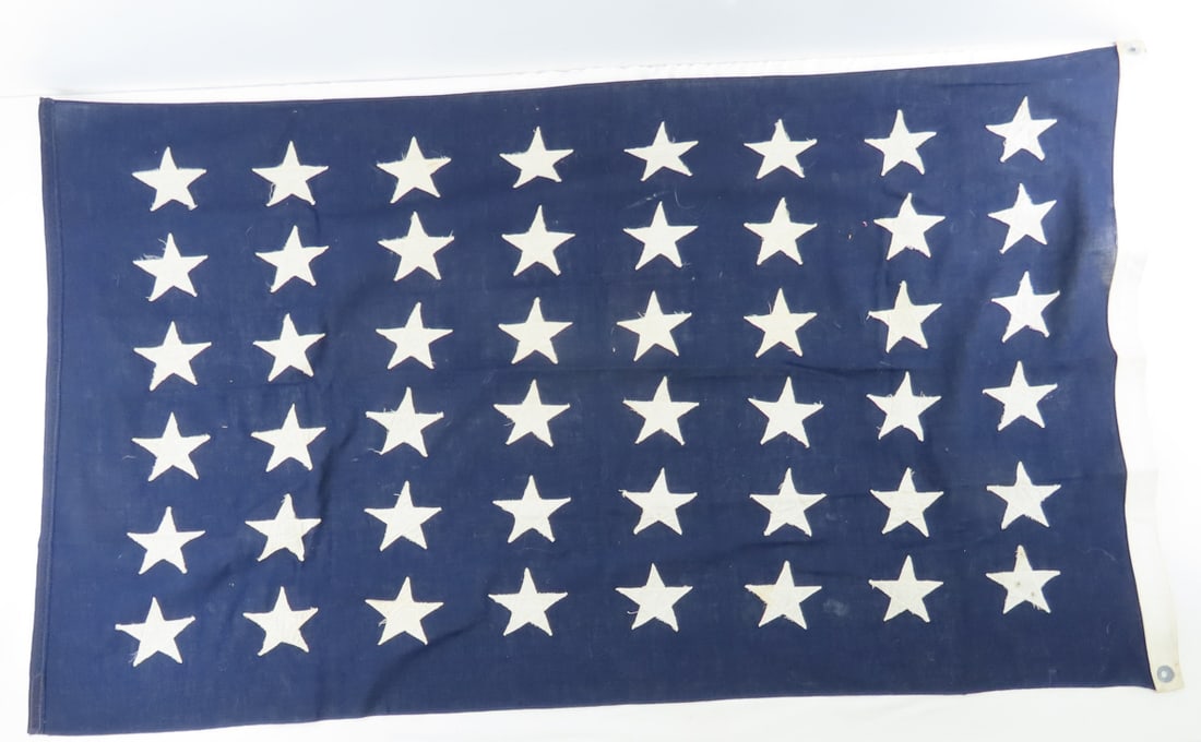 Vintage Annin Defiance 48 Star US Navy Jack - 4