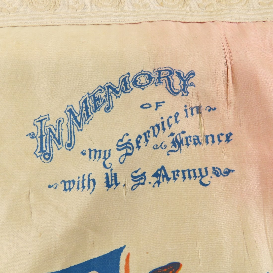 WWI Coblenz Handkerchiefs, Old Ironsides Patches - 4