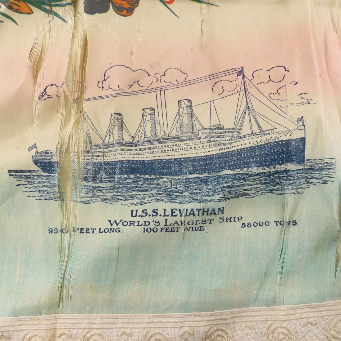 WWI Coblenz Handkerchiefs, Old Ironsides Patches - 8