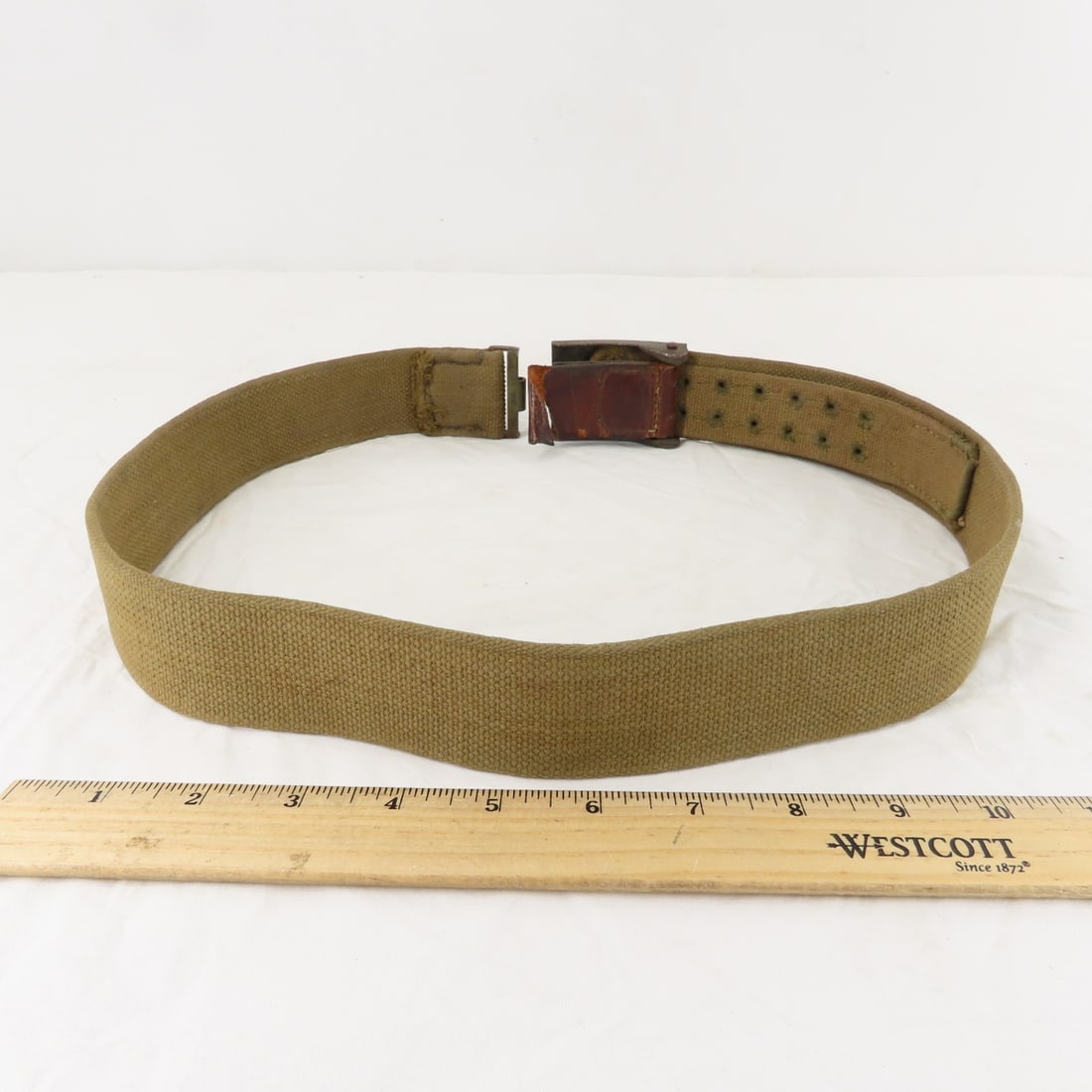 WWII German GOT MITT UNS Belt Buckle W/ Belt - 7