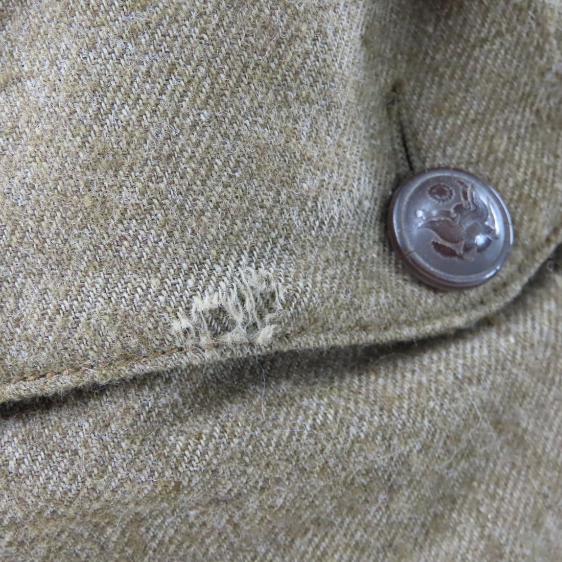 WWI US Army Air Service Olive Wool Uniform Tunic - 13