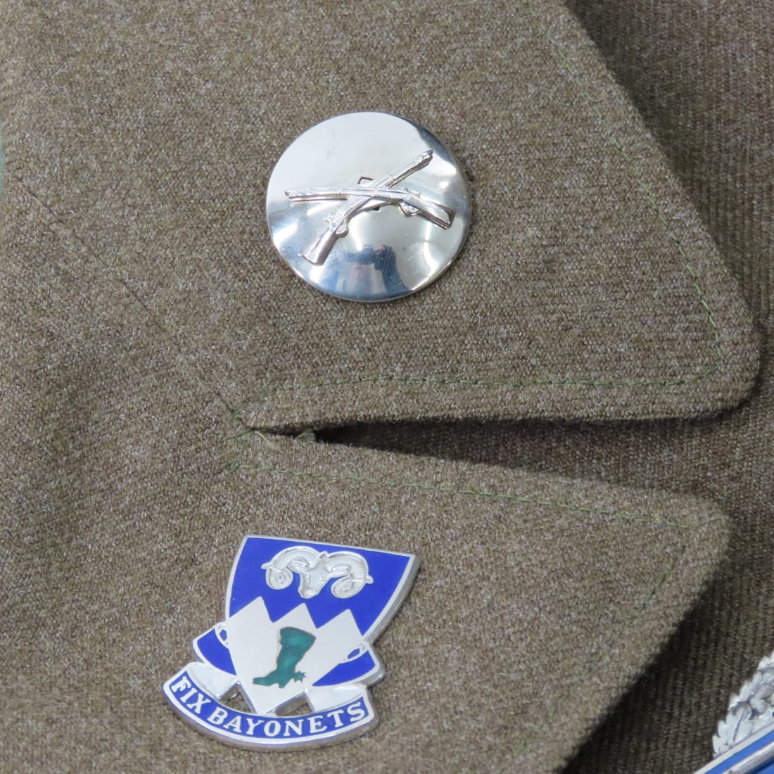 M1944 US Army Named Olive Wool "Ike" Jacket - 5