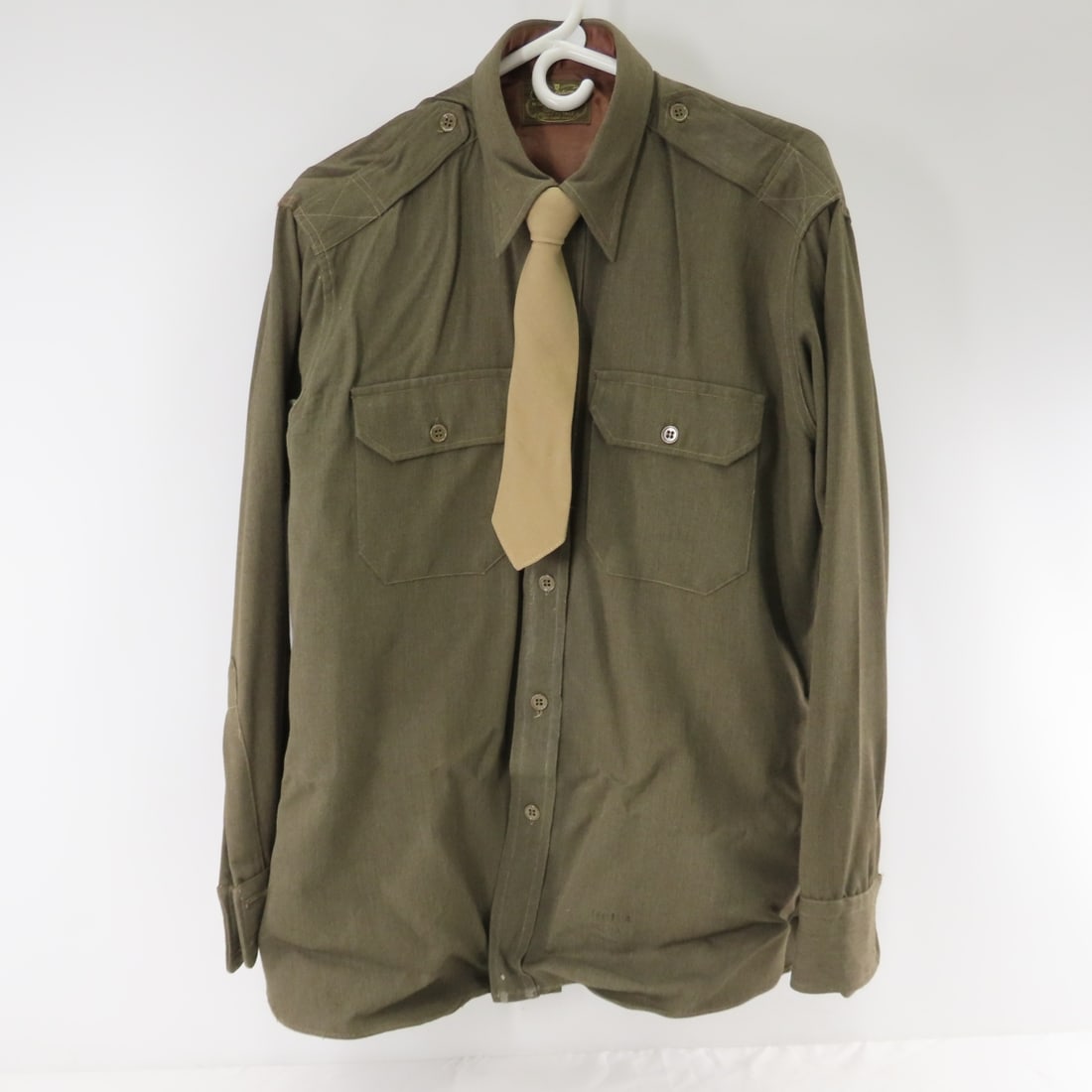 WWII US Army "Ike" Jacket, Named Sgt. W.C. Wallin - 12