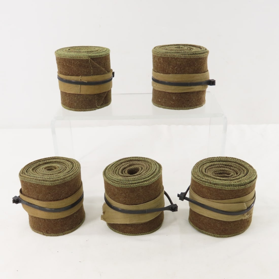 5 Reproduction US/British Wool Puttees, Leg Wraps - 2