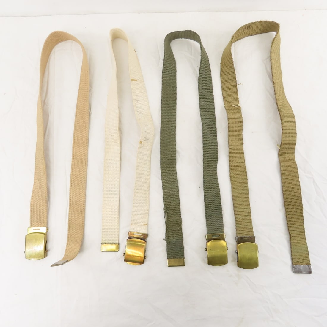 Collection of Military Web & Leather Belts - 13
