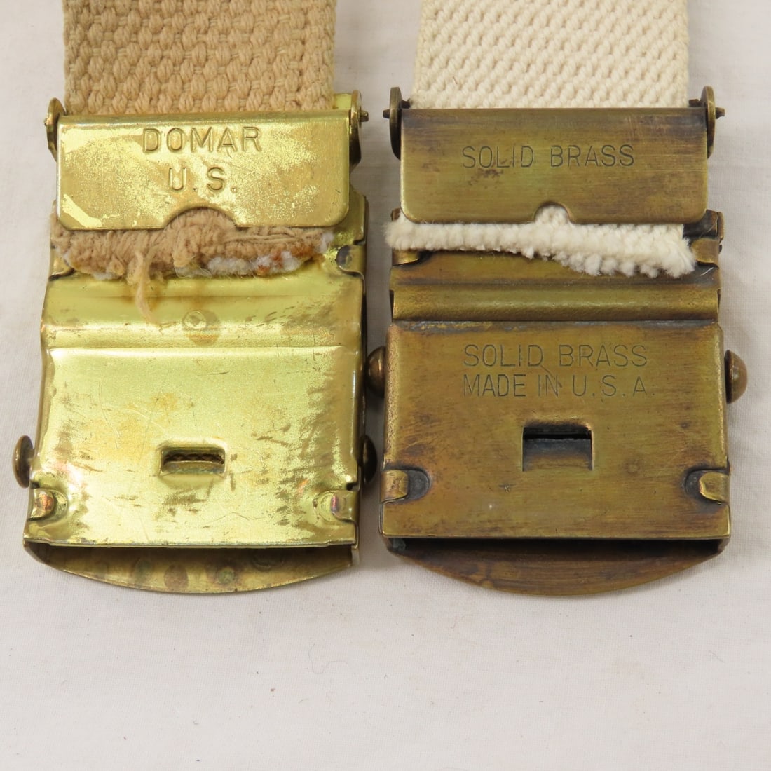 Collection of Military Web & Leather Belts - 14