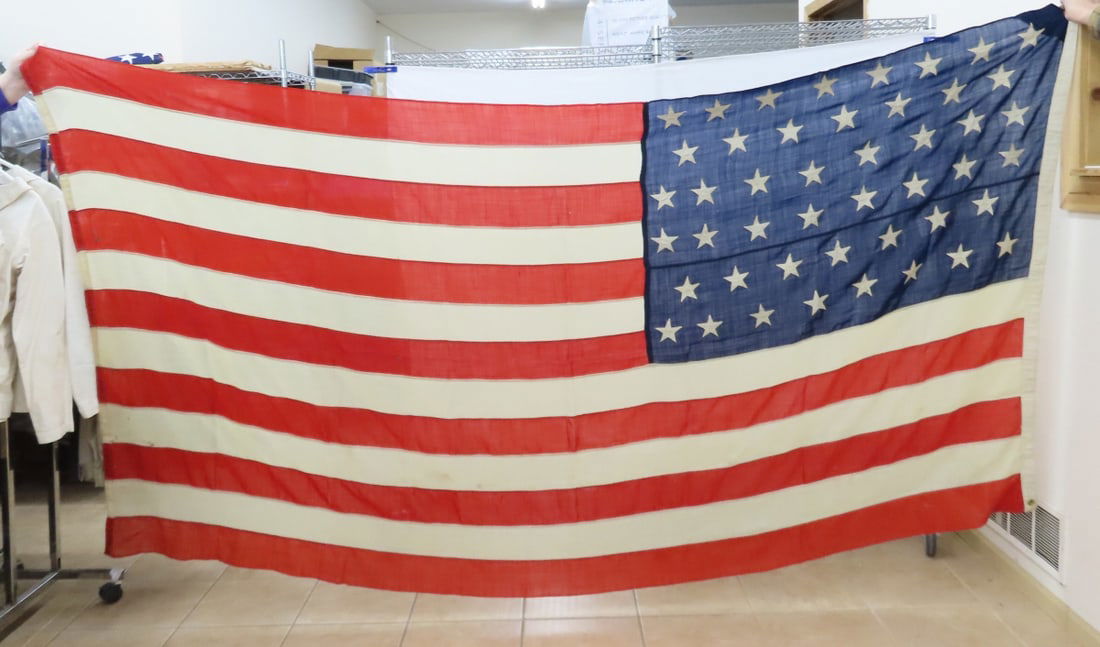 Antique United States 46 Star Flag, 1908-1912 - 2