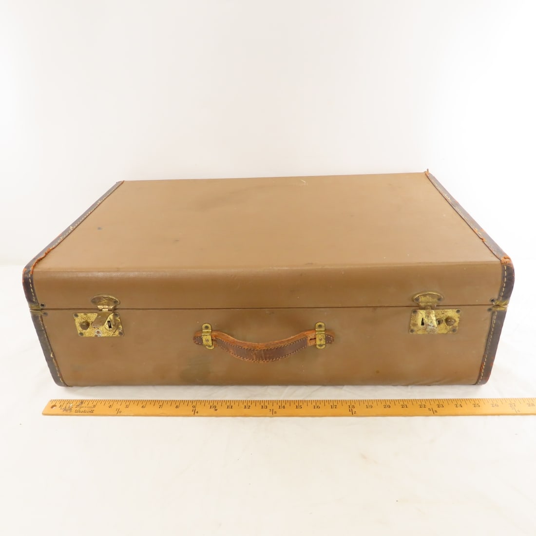 WWII Suitcase w/Soldiers Clothing & Other Items - 17