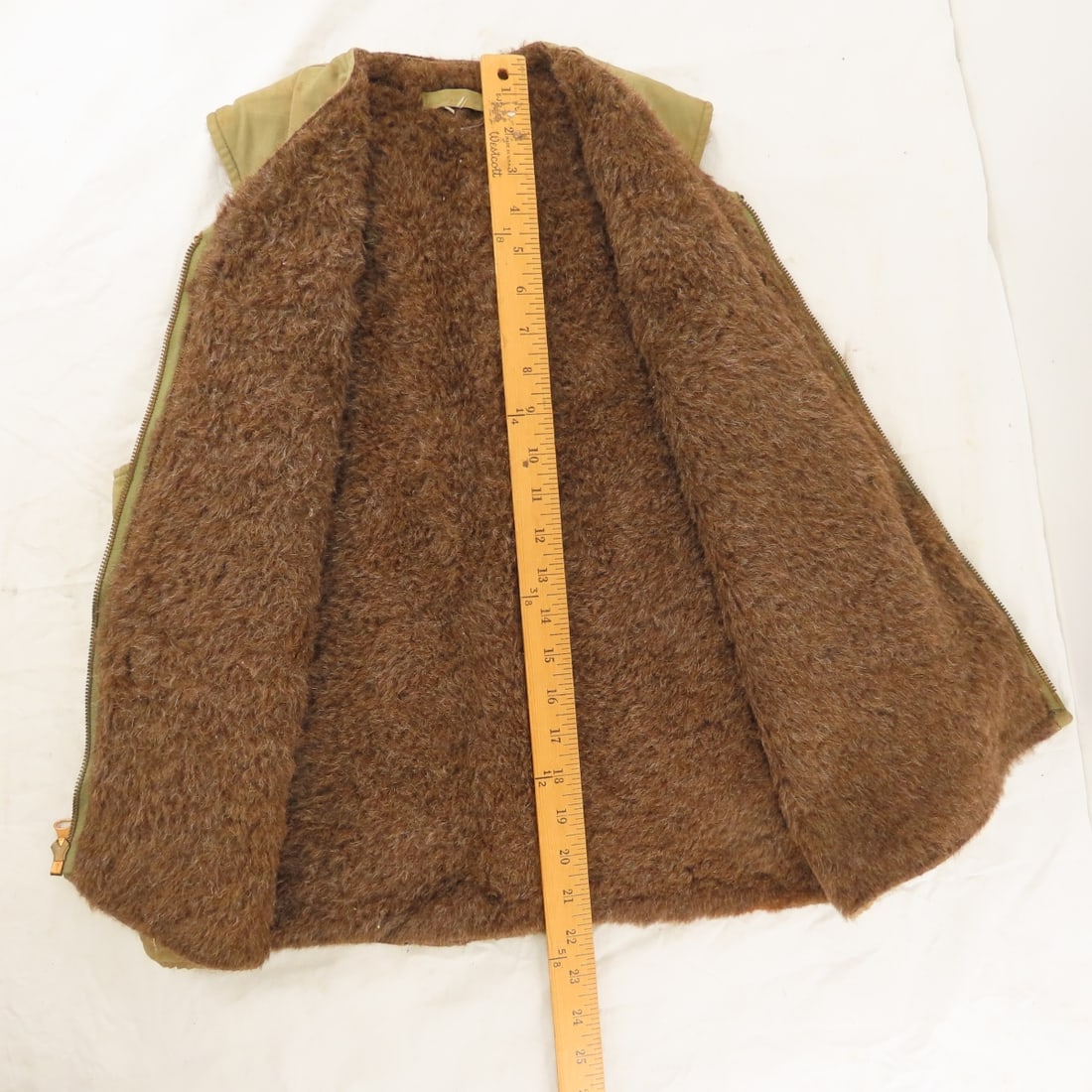 WWII Sheepskin Flight Pants, Cold Weather Vest - 10