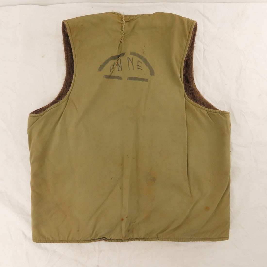 WWII Sheepskin Flight Pants, Cold Weather Vest - 11