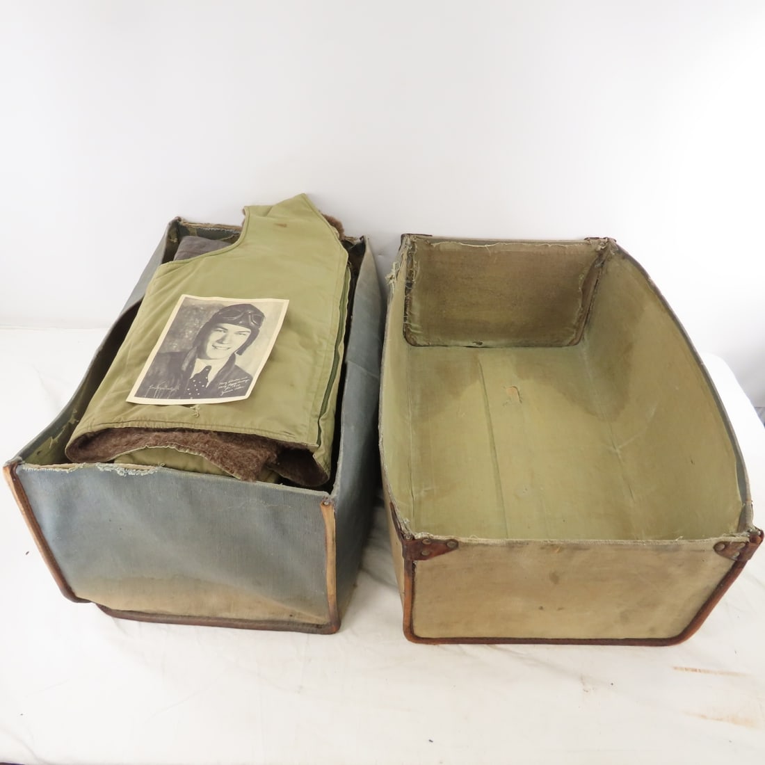 WWII Sheepskin Flight Pants, Cold Weather Vest - 19