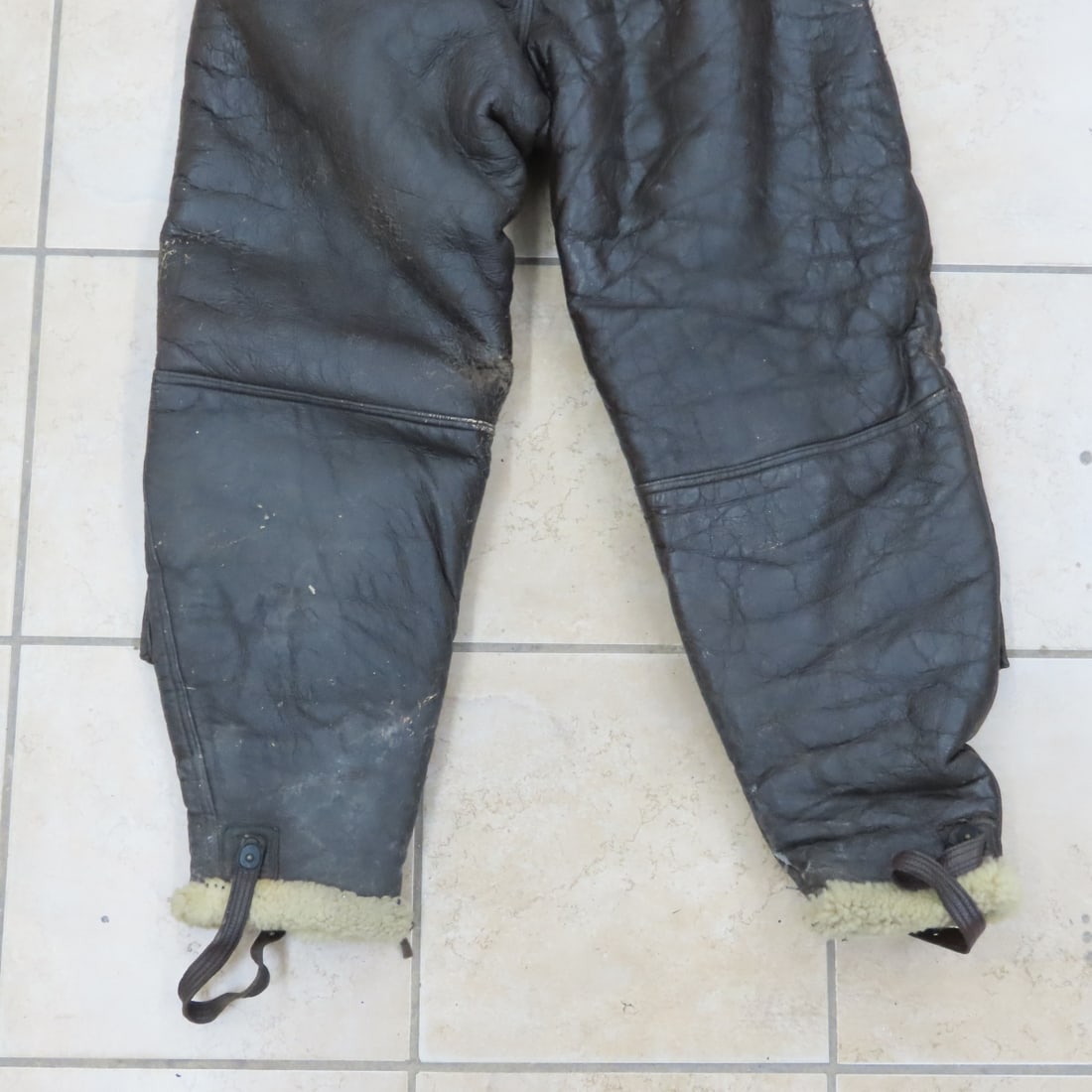 WWII Sheepskin Flight Pants, Cold Weather Vest - 7
