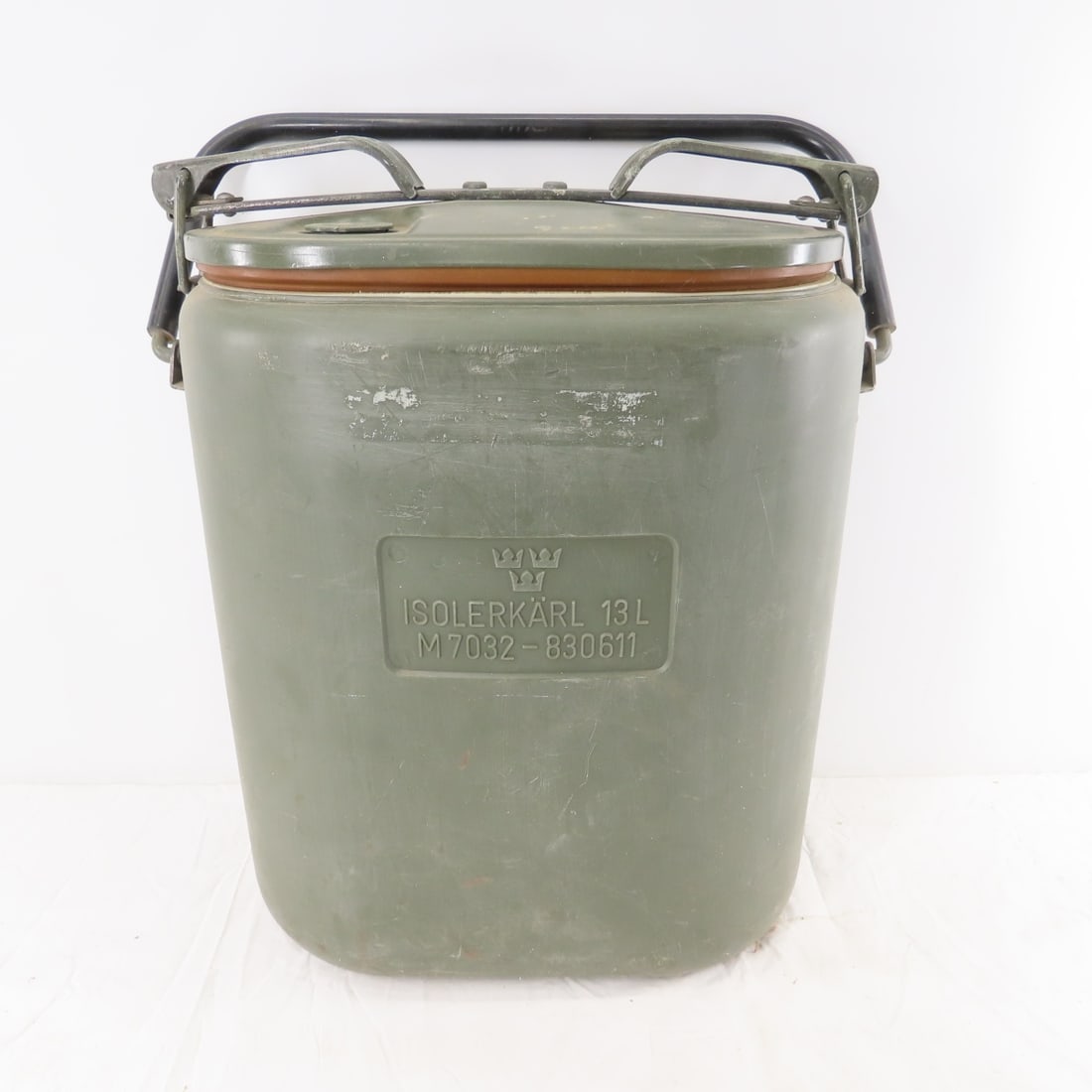 2 Swedish Military 13 Liter Food Containers - 11
