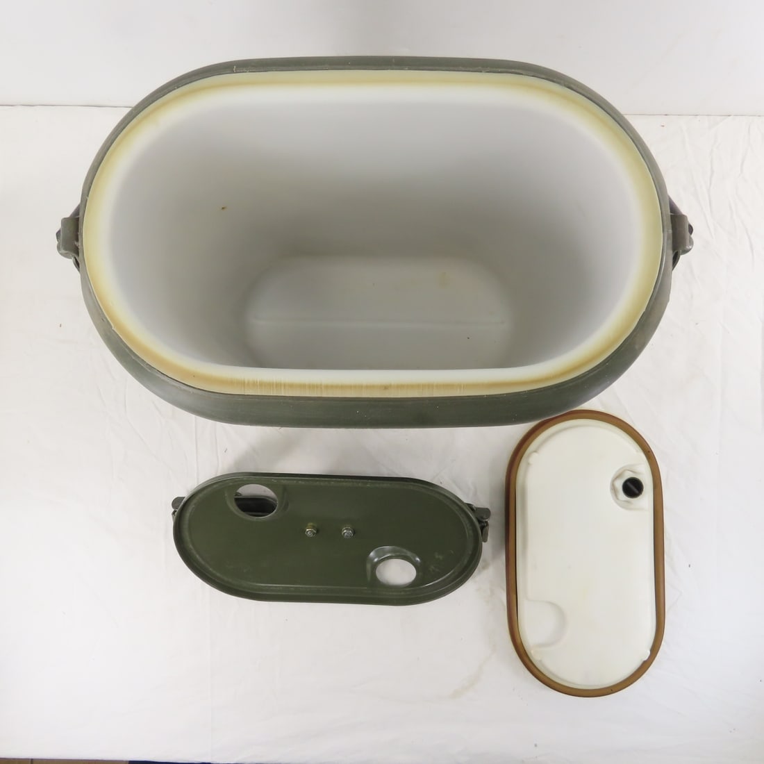 2 Swedish Military 13 Liter Food Containers - 15