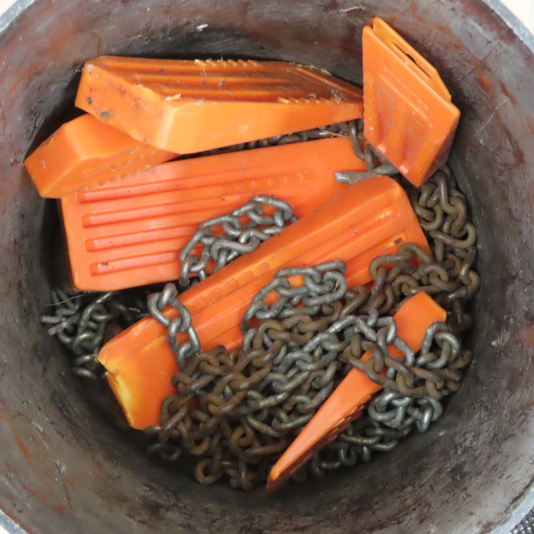 Log Roller, 2 Axes, Logging Chain, Wedges, Hammer - 11