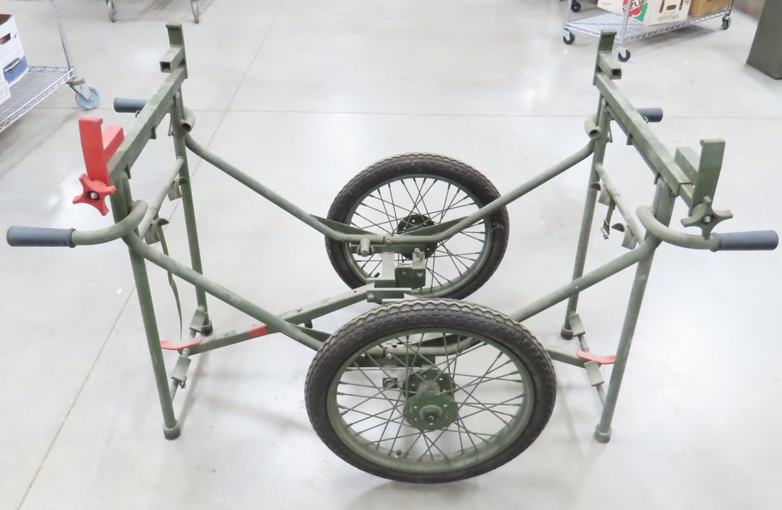 Vintage US Army Wheeled Litter Carrier (1 of 14)