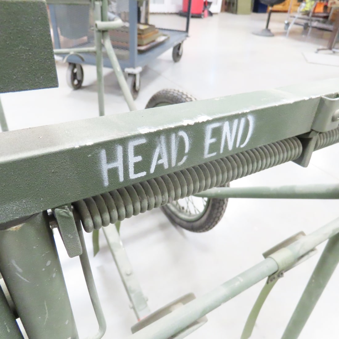 Vintage US Army Wheeled Litter Carrier - 4