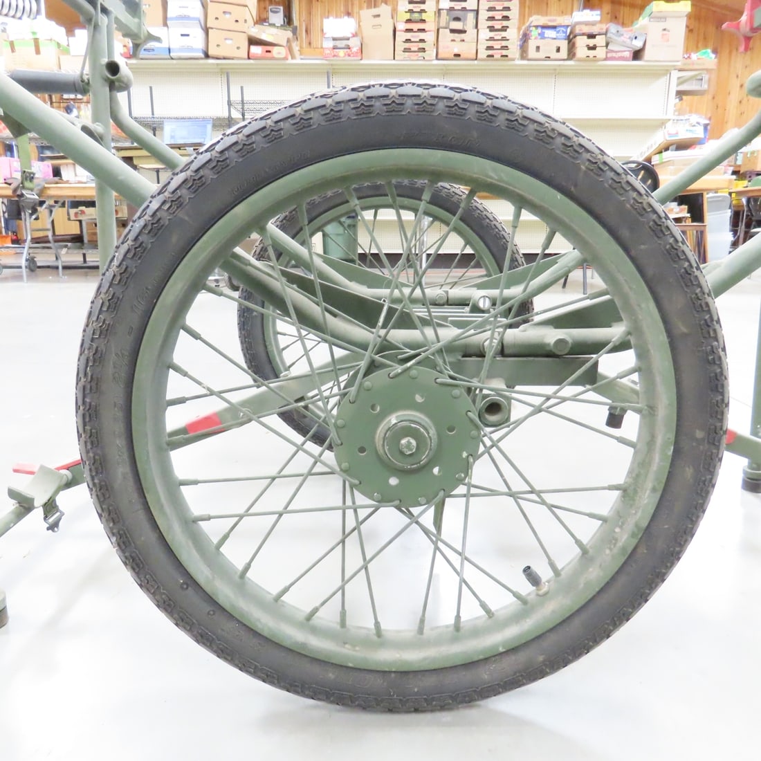 Vintage US Army Wheeled Litter Carrier - 5