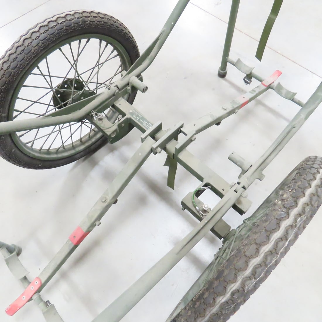 Vintage US Army Wheeled Litter Carrier - 6