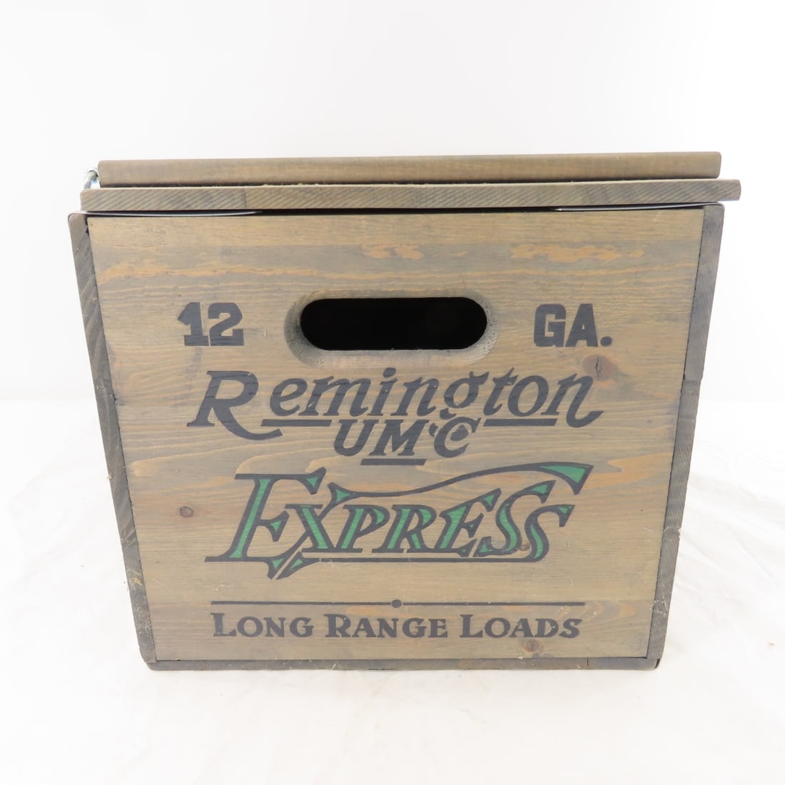 Remington UMC Wood Ammo Crate & Weaver Scope - 3