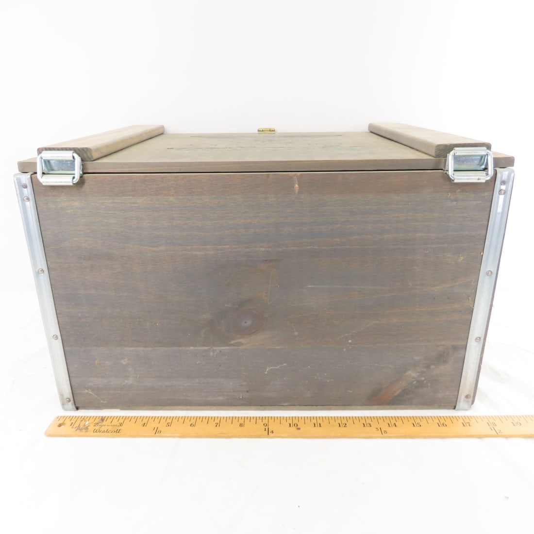 Remington UMC Wood Ammo Crate & Weaver Scope - 4