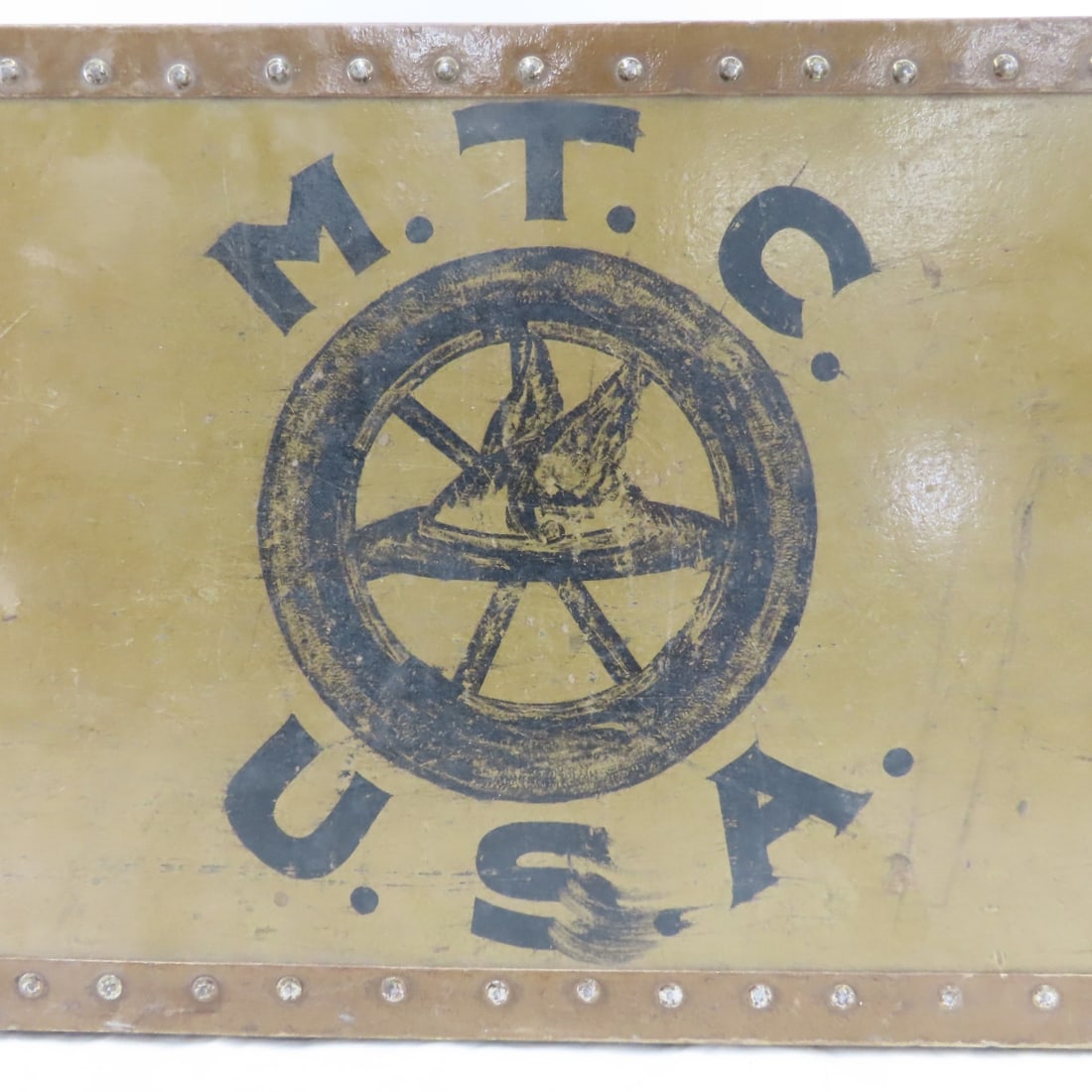 WWI US Army Motor Transport Corps Trunk - 9
