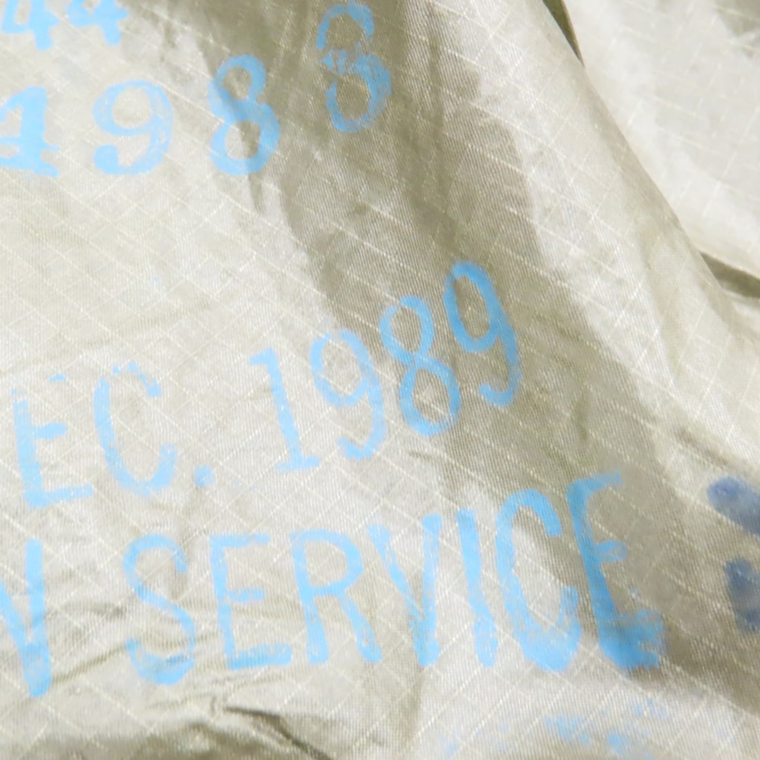 5 Vintage Military Cargo Parachutes, Cords & Bags - 6