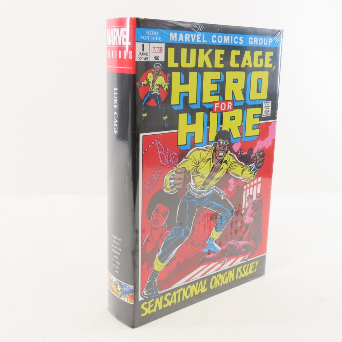 Marvel Omnibus Luke Cage Hero For Hire HC Sealed: Marvel Omnibus Luke Cage Hero For Hire HC Sealed - Lot Size 11x8x3" 8lb Photos are part of description. Max of 20 photos are shown in Live Auctioneers, all are shown on Proxibid and bid.anewdayauction