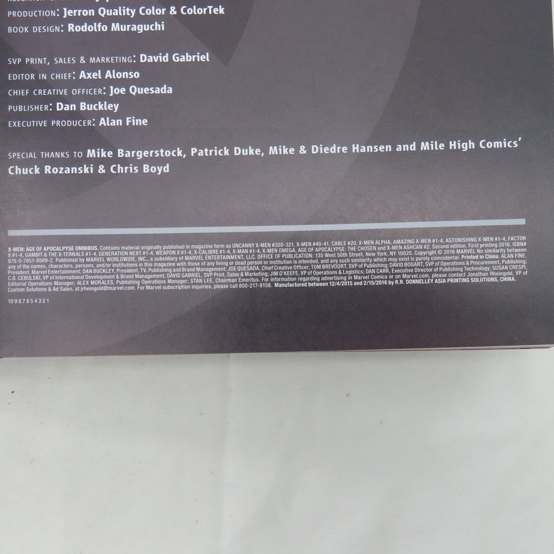 Marvel Omnibus X-Men The Age of Apocalypse HC - 7
