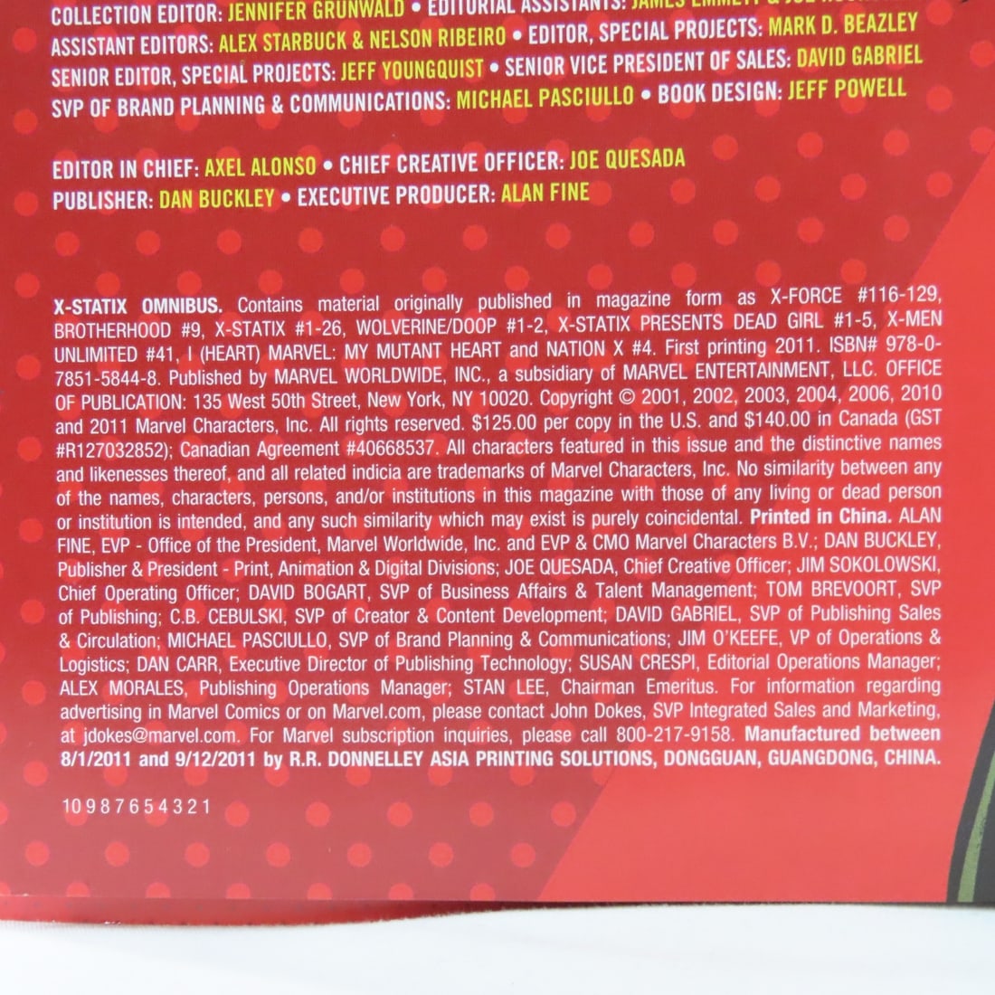Marvel Omnibus X-Statix Hardcover - 7