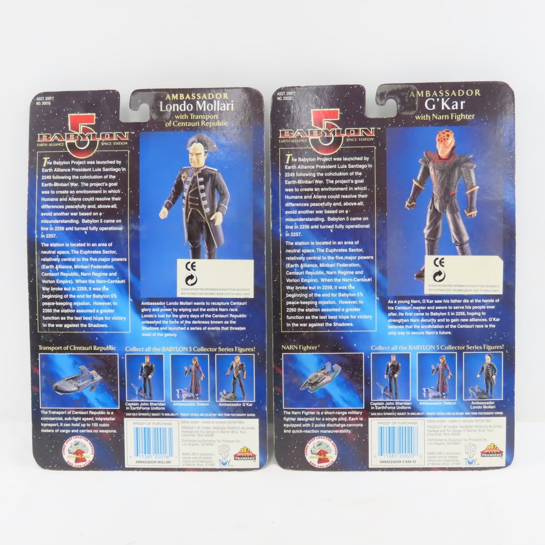 12 Babylon 5 Action Figures MOC - 7