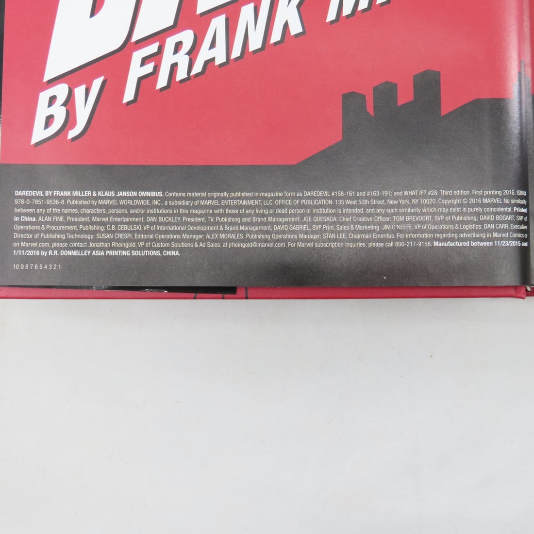 Daredevil Frank Miller & Klaus Janson Omnibus HC - 8