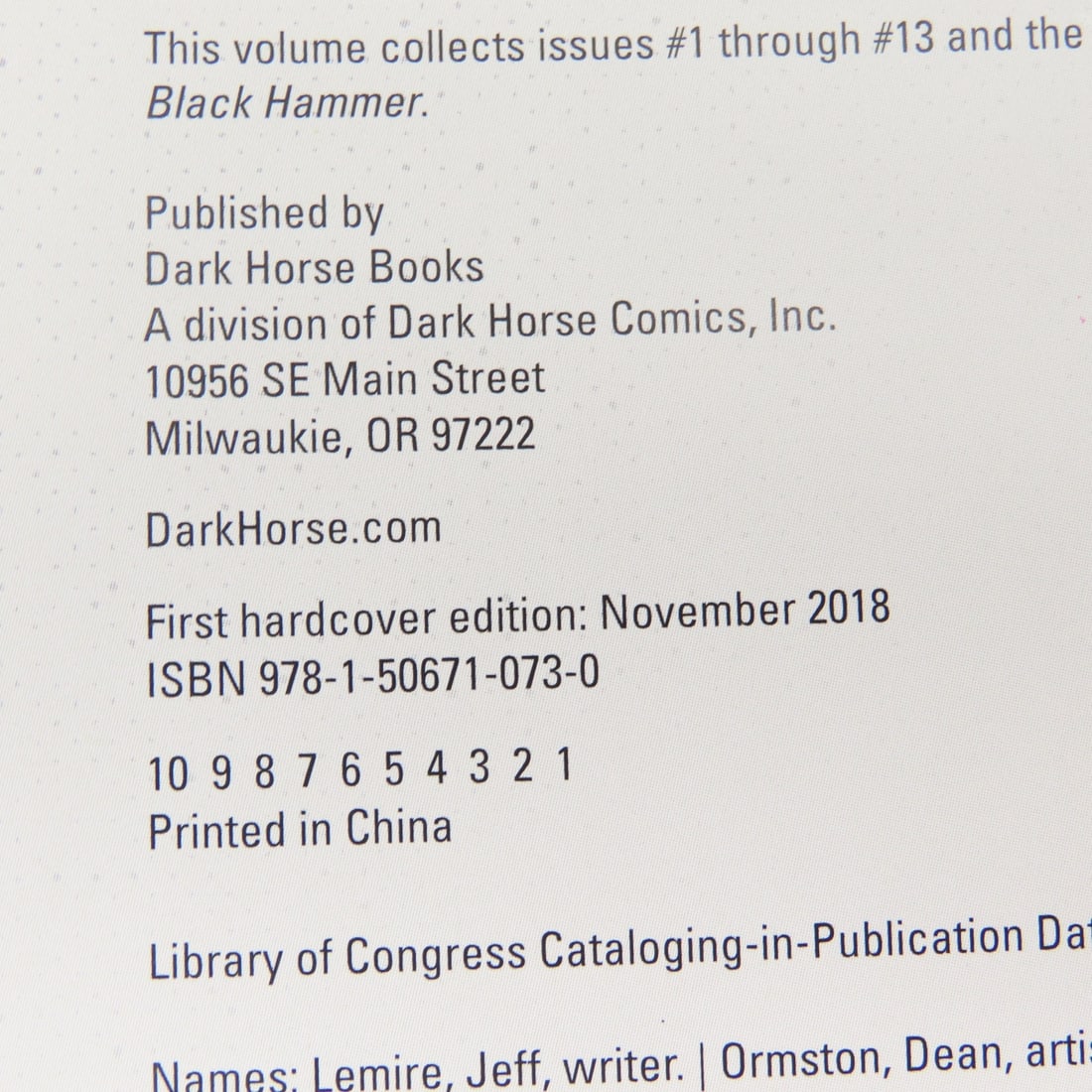 Dark Horse Black Hammer Library Edition Vol 1,3,4 - 8