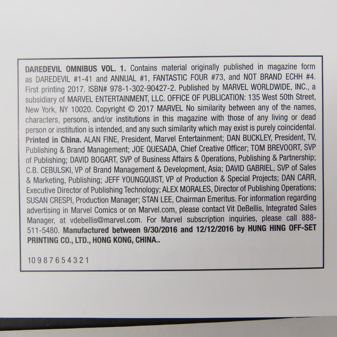 Marvel Omnibus Daredevil Vol 1 Hard cover - 7