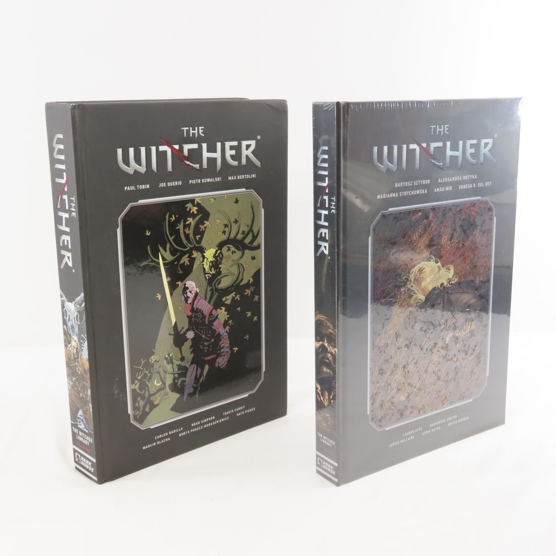 Dark Horse The Witcher Library Vol1 & 2 HC: Dark Horse The Witcher Library Vol1 & 2 HC - Vol 1 has been opened and is in excellent condition, Vol 2 is sealed. Lot Size 13x9x3" 6lb Photos are part of description. Max of 20 photos are shown in Li
