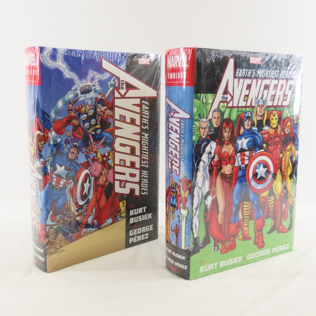Marvel Omnibus The Avengers Vol 1 & 2 HC Sealed: Marvel Omnibus The Avengers Vol 1 & 2 HC Sealed - By Kurt Busiek & George Perez Lot Size 12x8x5" 15lb Photos are part of description. Max of 20 photos are shown in Live Auctioneers, all are shown