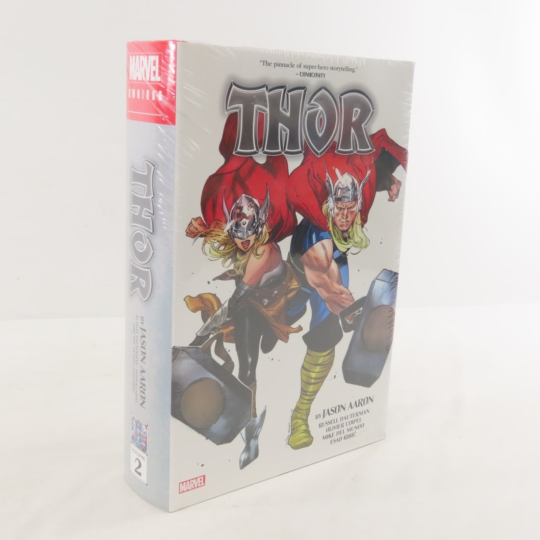 Marvel Omnibus Thor by Jason Aaron Vol 2 HC Sealed: Marvel Omnibus Thor by Jason Aaron Vol 2 HC Sealed - Lot Size 12x8x3" 8lb Photos are part of description. Max of 20 photos are shown in Live Auctioneers, all are shown on Proxibid and bid.anewdayaucti