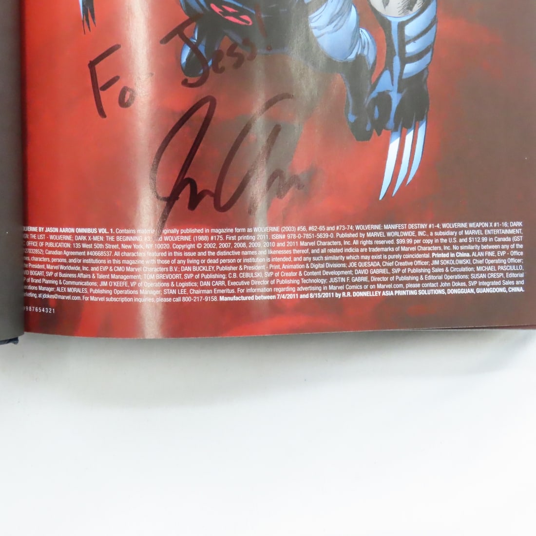 Marvel Wolverine by Jason Aaron Omnibus Vol 1 HC - 8