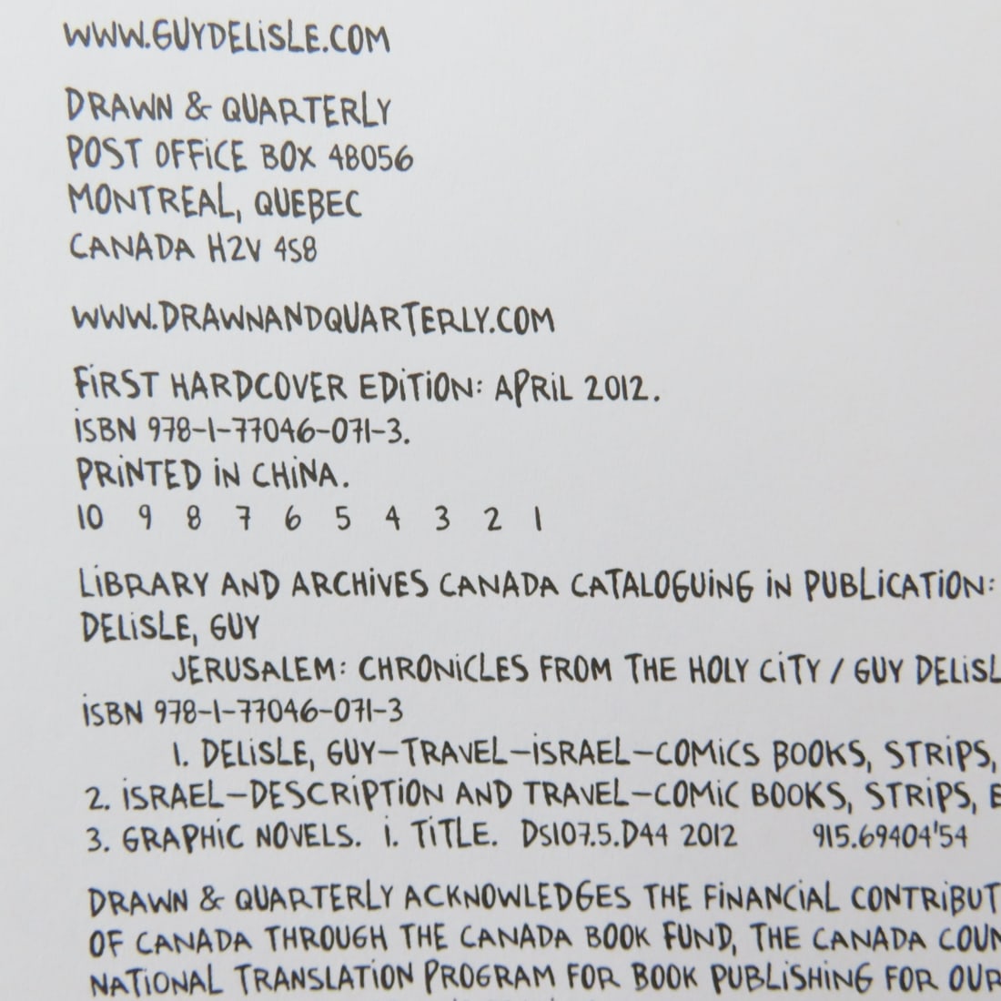 Graphic Novels: Templar, Black Hole, Jerusalem - 7