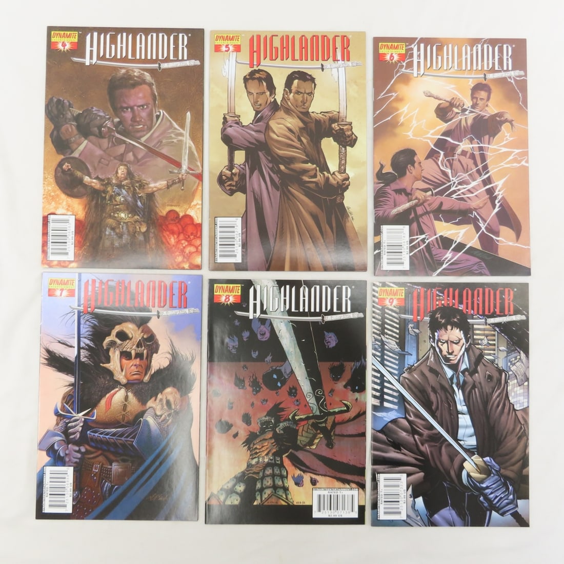 21 Dynamite Highlander Comics 0-12 & more - 4