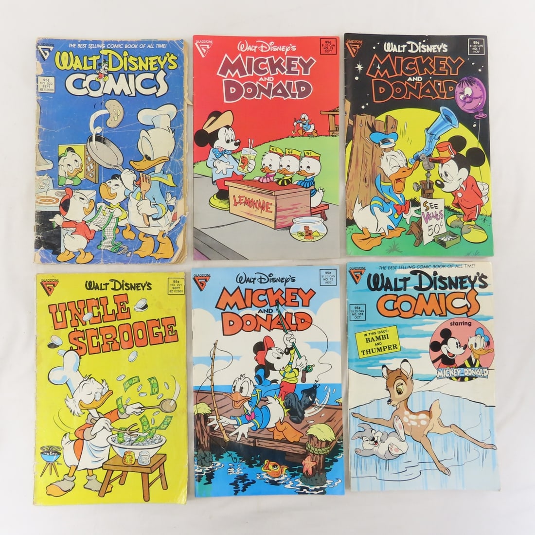 36 Gladsone Walt Disney Comics, Duck Tales #1 - 12