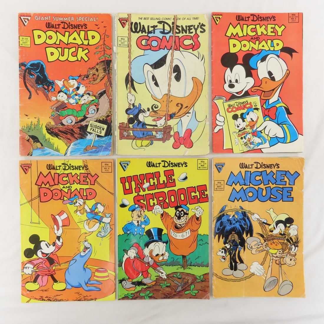 36 Gladsone Walt Disney Comics, Duck Tales #1 - 6