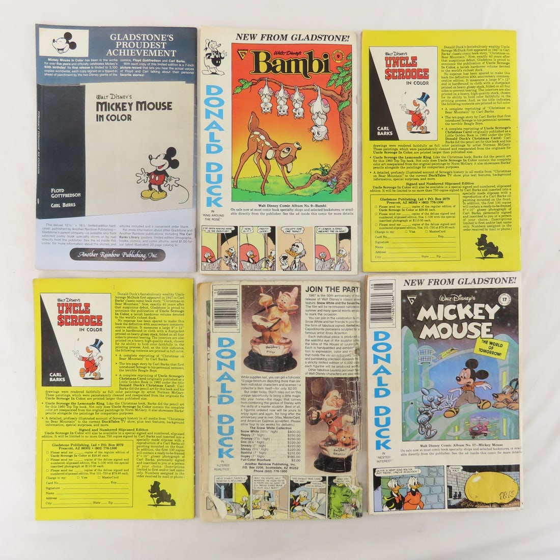 36 Gladsone Walt Disney Comics, Duck Tales #1 - 9