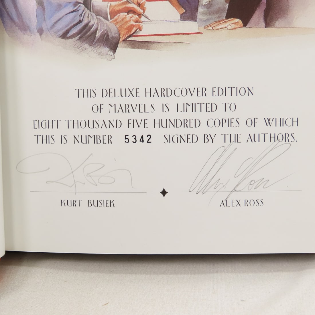 Marvels Deluxe Signed & Numbered HC LE - 8