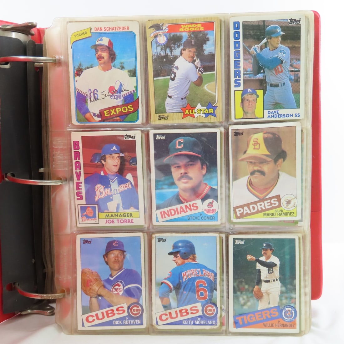 Binder full of mixed 1980's Baseball Cards - 2