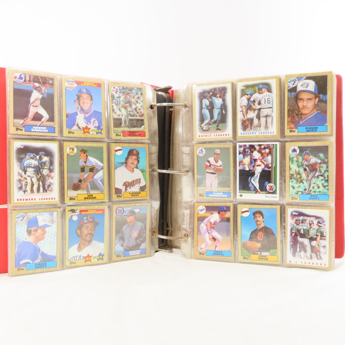 Binder full of mixed 1980's Baseball Cards - 6