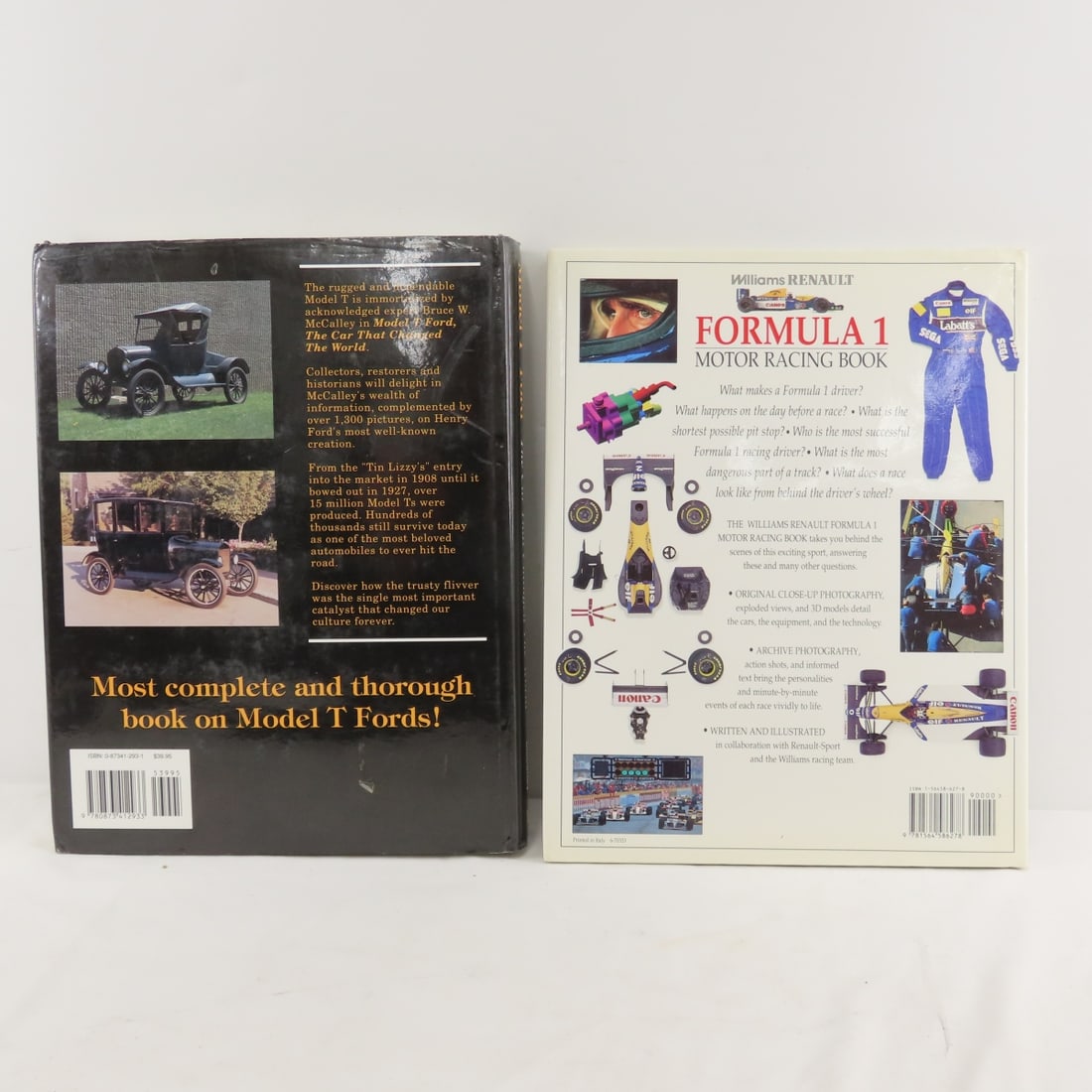 Assorted Diecast Cars, Books & Acrylic Displays - 10