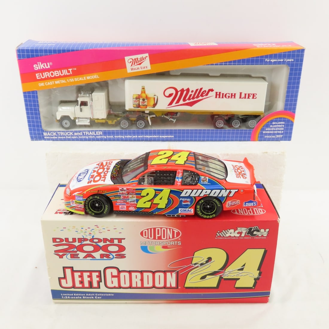 Assorted Diecast Cars, Books & Acrylic Displays - 2