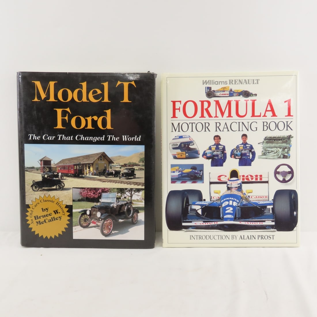 Assorted Diecast Cars, Books & Acrylic Displays - 9