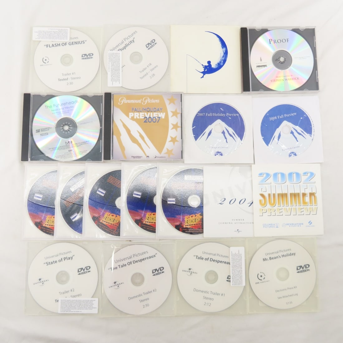 CD-Rom Movie Press Kits & DVD's - 7